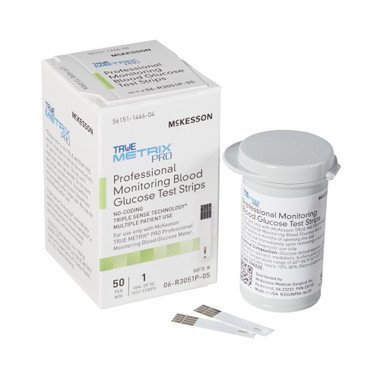 TRUE Metrix Pro Blood Glucose 100 Test Strips