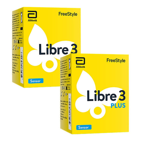 FreeStyle Libre 3 PLUS Sensors for Continuous Glucose Monitoring { 2 Pack ]