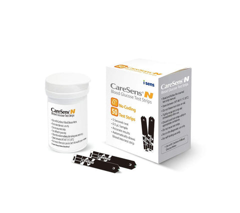 Caresens N Feliz Glucose Meter with 50 Test Strips