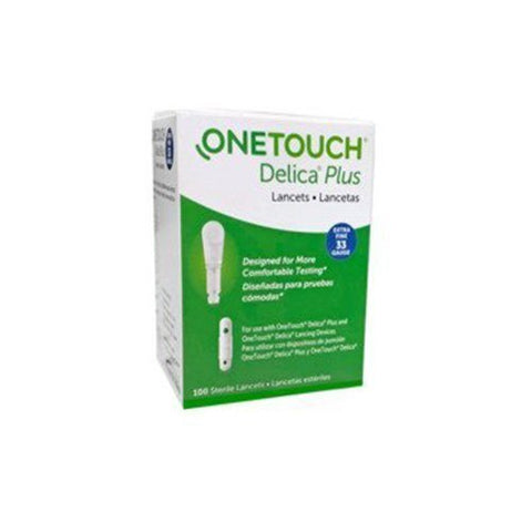 OneTouch Delica Plus 33 Gauge Lancets - 200 Lancets by LifeScan, Inc. available at Diabetic Pro