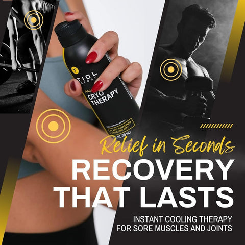 TIDL Sport  Deep Tissue Cooling Spray for Athletes Maximum Pain Relief & Recovery 3 oz