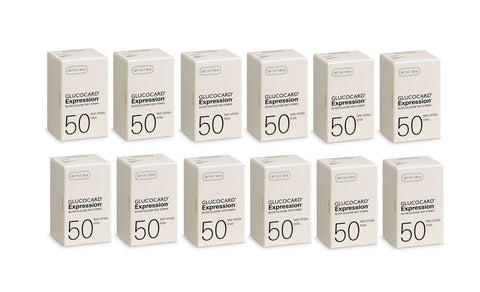 Arkray Glucocard Expression Meter with Expression 600 Test Strips