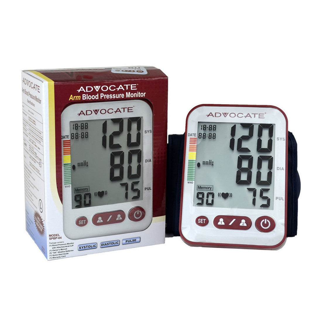 Advocate Arm Blood Pressure Monitor with Large Cuff