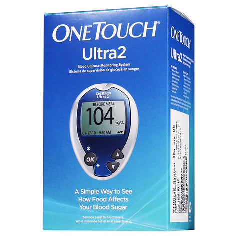 OneTouch Ultra2 Meter Kit With Delica PLUS Device ( White Device )