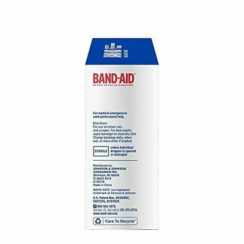 BAND-AID® Brand Flexible Fabric Bandages Assorted, 100 Count