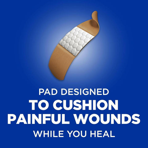 BAND-AID® Brand Flexible Fabric Bandages Assorted, 100 Count