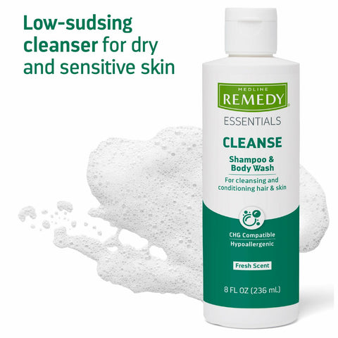 Remedy Essentials Shampoo and Body Wash, 8 oz