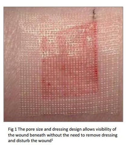 Systagenix Adaptic  Non Adhesive Dressing, Sterile 3" x 3"