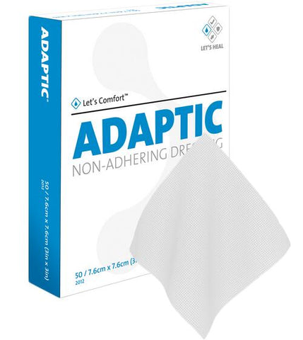 Systagenix Adaptic  Non Adhesive Dressing, Sterile 3" x 3"