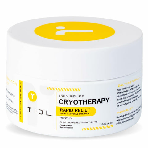 TIDL Cryotherapy Pain Relief Cream, 3 Oz, Targeted Neck Pain, Joint & Muscle Pain Relief All Organic by TIDL available at Diabetic Pro