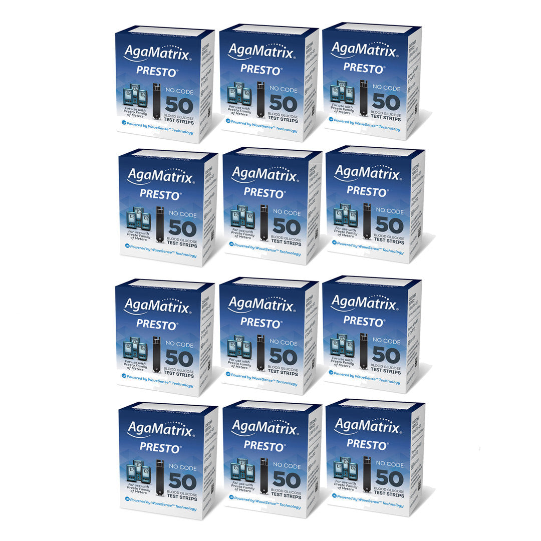 AgaMatrix WaveSense Presto 600 Test Strips For Glucose Care