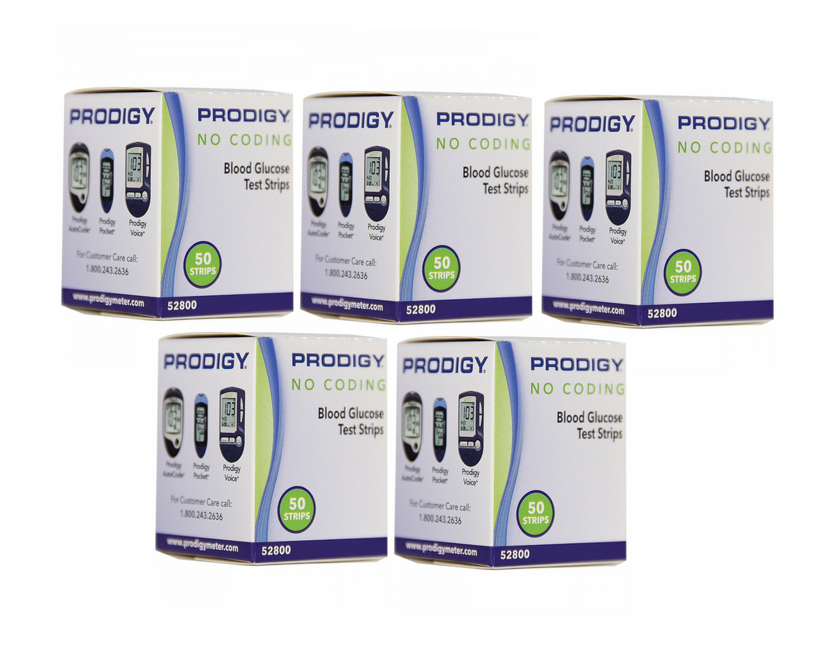 Prodigy Autocode 250 Test Strips For Glucose Care