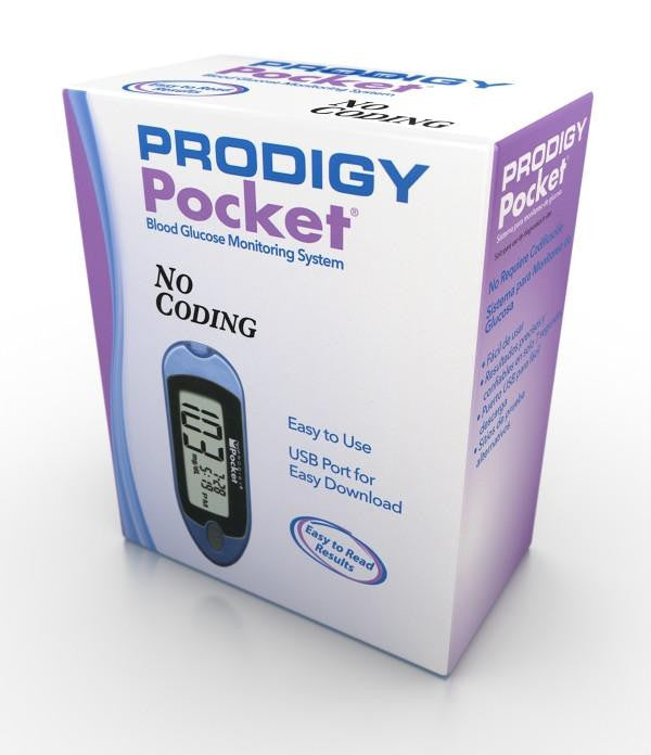 Prodigy Pocket Blood Glucose Monitoring System [+] 50 Test Strips