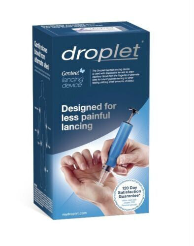 Droplet Genteel Lancing Device - Less Painful Lancing Device