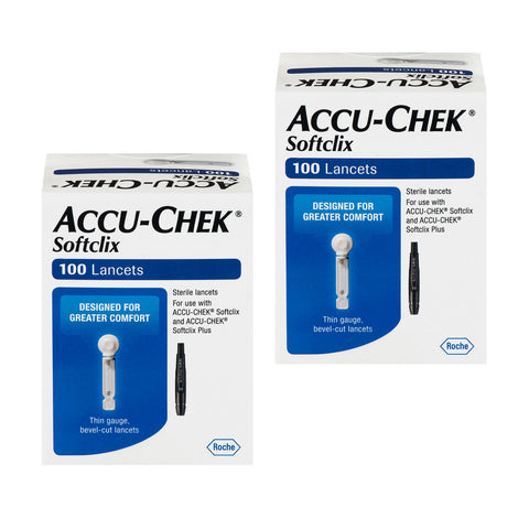 Accu-Chek Softclix Lancets 100 Ct BX [2 Pack] For Glucose Care