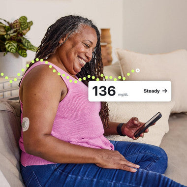 Stelo Continuous Glucose Monitor Sensor for Health & Wellness [2 Sensor]