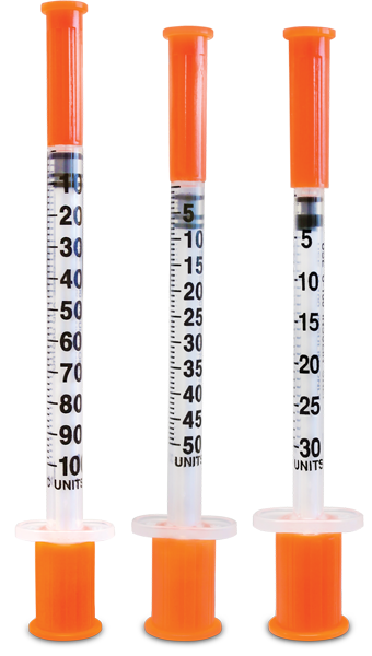 TRUEplus U-100 Insulin Syringe 30G x 5/16" - 0.5 cc 20 ct #S4H01B30