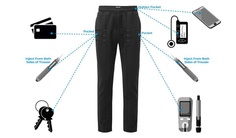 Overt Men's Jogger Pant with Tank Top for Insulin Users