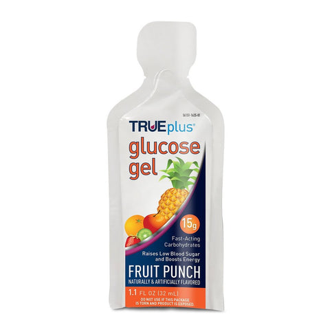 TRUEplu Glucose Gel Packet, Fruit Punch 6 Pack, 67P2H01FP01