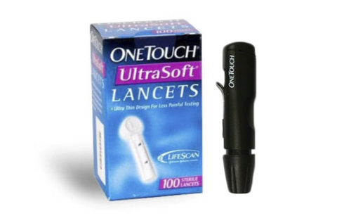 OneTouch Ultra Soft Lancing  Device - Black old design