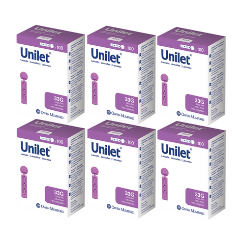 Unilet Micro Thin 33G - 100 Ct - #AT 0585 [ 6 Pack ]