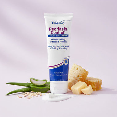 TriDerma Psoriasis Control Face & Body Cream – Maximum Strength  4.2 Oz
